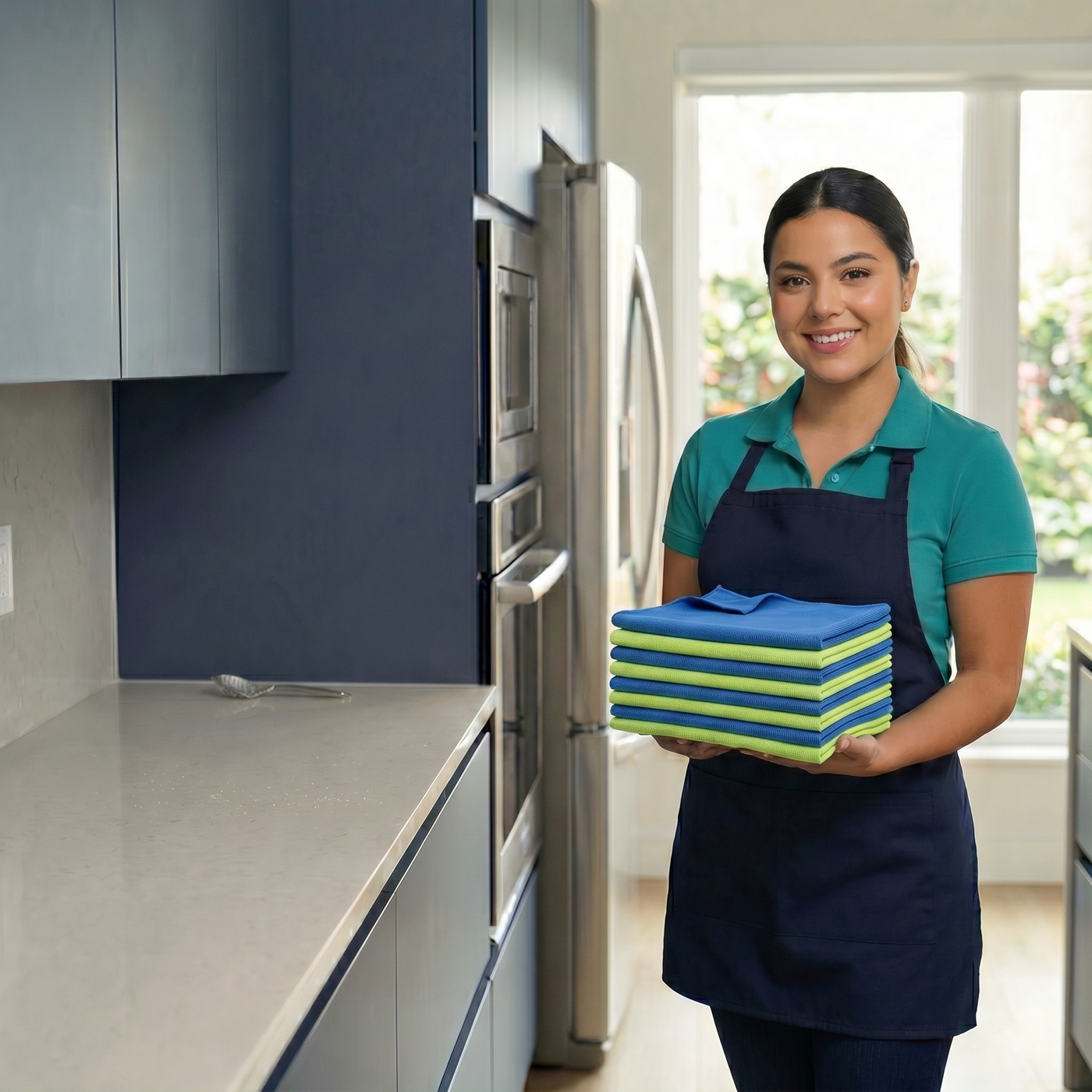 Microfiber for home cleaning